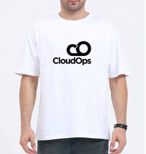 Load image into Gallery viewer, CloudOps Oversized T-Shirt for Men-White-Ektarfa.online
