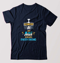 Load image into Gallery viewer, Artificial intelligence (AI) Aai T-Shirt for Men-Navy Blue-Ektarfa.online
