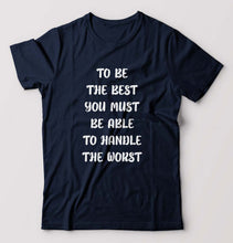 Load image into Gallery viewer, Be the Best T-Shirt for Men-Navy Blue-Ektarfa.online
