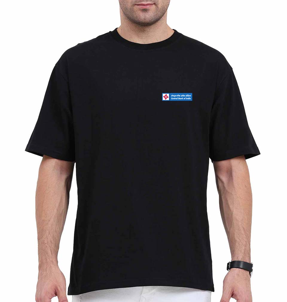 Central Bank of India Oversized T-Shirt for Men