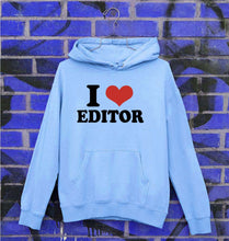 Load image into Gallery viewer, I LOVE EDITOR Hoodie for Men/Women
