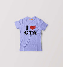 Load image into Gallery viewer, I LOVE GTA T-Shirt for Boy/Girl-Lavender-Ektarfa.online
