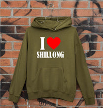 Load image into Gallery viewer, i love shillong Unisex Hoodie for Men/Women-Olive Green-Ektarfa.online
