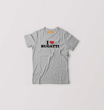 Load image into Gallery viewer, I LOVE BUGATTI T-Shirt for Boy/Girl-Grey-Ektarfa.online
