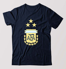 Load image into Gallery viewer, Argentina Football T-Shirt for Men-Navy Blue-Ektarfa.online
