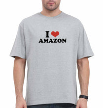 Load image into Gallery viewer, I LOVE AMAZON Oversized T-Shirt for Men

