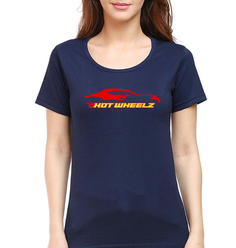 hotwheelz T-Shirt for Women-Navy Blue-Ektarfa.online