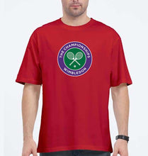 Load image into Gallery viewer, wimbledon Oversized T-Shirt for Men-Red-Ektarfa.online

