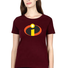 Load image into Gallery viewer, Incredibles T-Shirt for Women-Maroon-Ektarfa.online
