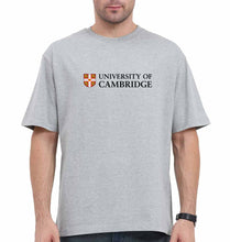 Load image into Gallery viewer, Cambridge University Oversized T-Shirt for Men-Grey-Ektarfa.online
