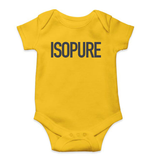 isopure Romper For Baby Boy/Girl-Yellow-Ektarfa.online