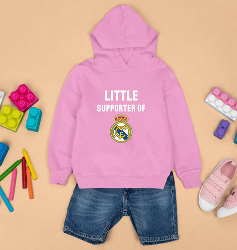 Little Supporter Real Madrid Kids Hoodie for Boy/Girl-Light Baby Pink-Ektarfa.online