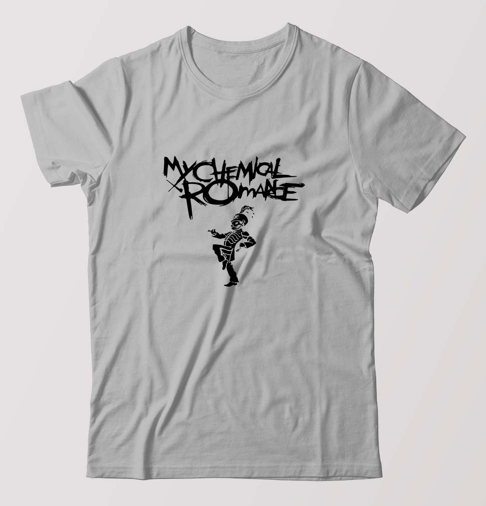 My Chemical Romance (MCR) T-Shirt for Men-Grey Melange-Ektarfa.online