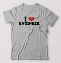 Load image into Gallery viewer, I LOVE ENGINEER T-Shirt for Men-Grey Melange-Ektarfa.online
