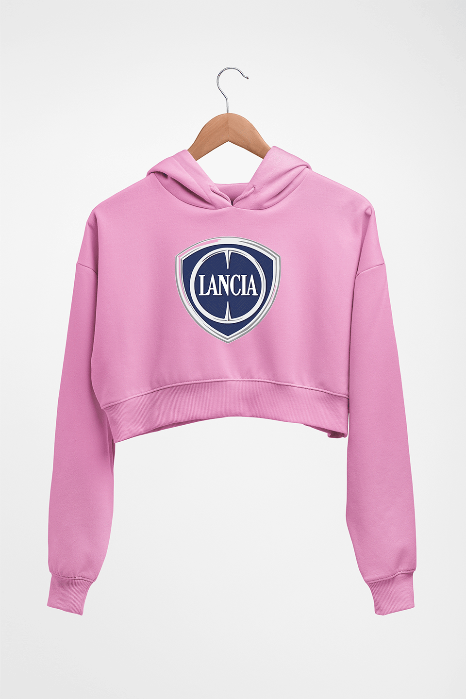 Lancia Crop HOODIE FOR WOMEN-Light Baby Pink-Ektarfa.online