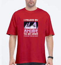 Load image into Gallery viewer, Paused my Anime Oversized T-Shirt for Men
