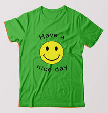 Load image into Gallery viewer, Nice Day Emoji T-Shirt for Men-flag green-Ektarfa.online
