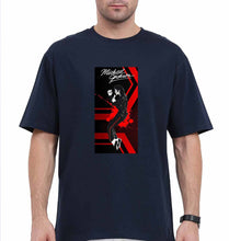 Load image into Gallery viewer, Michael Jackson Oversized T-Shirt for Men-Navy Blue-Ektarfa.online

