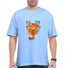 Load image into Gallery viewer, Garfield Oversized T-Shirt for Men-Baby Blue-Ektarfa.online
