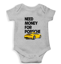 Load image into Gallery viewer, Porsche (Need Money) Romper For Baby Boy/Girl-Grey-Ektarfa.online
