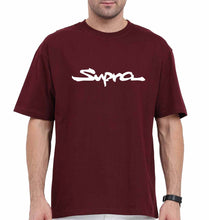 Load image into Gallery viewer, Supra Oversized T-Shirt for Men-Maroon-Ektarfa.online
