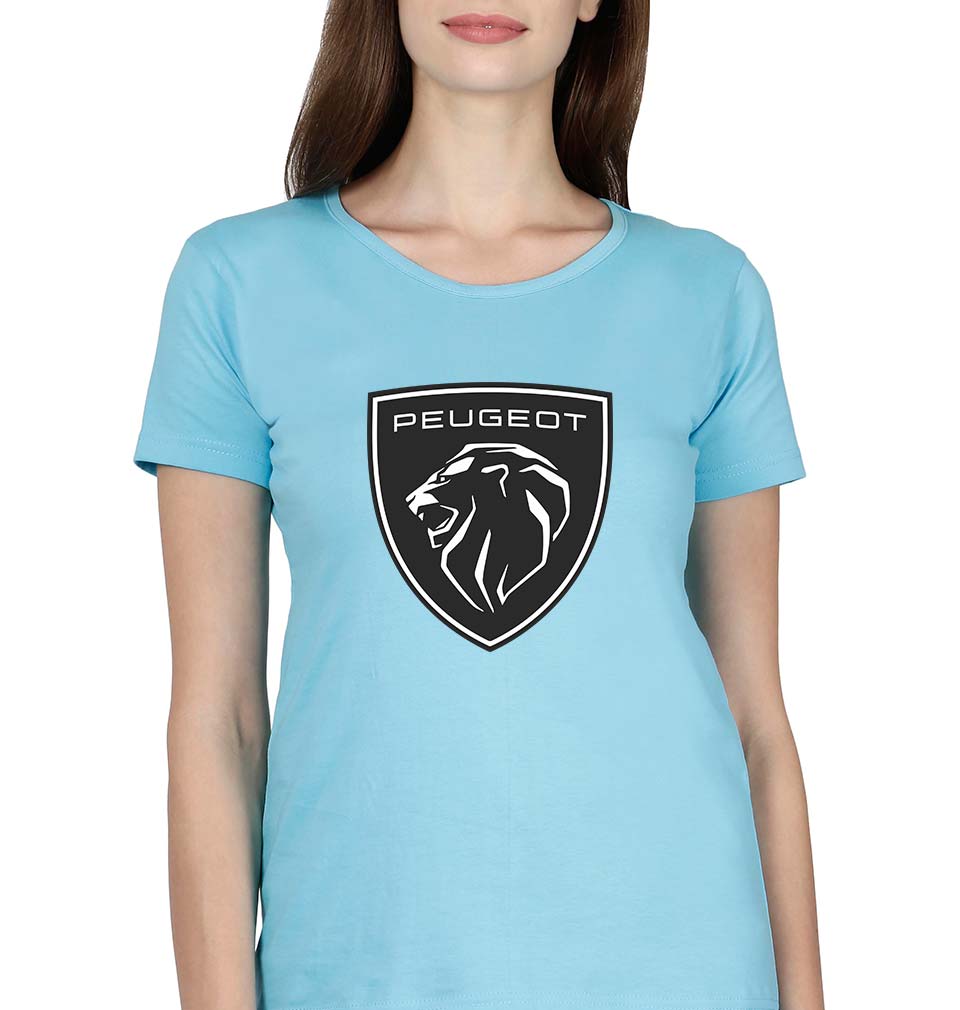 Peugeot T-Shirt for Women-SkyBlue-Ektarfa.online