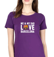Load image into Gallery viewer, Love Barcelona T-Shirt for Women-Purple-Ektarfa.online

