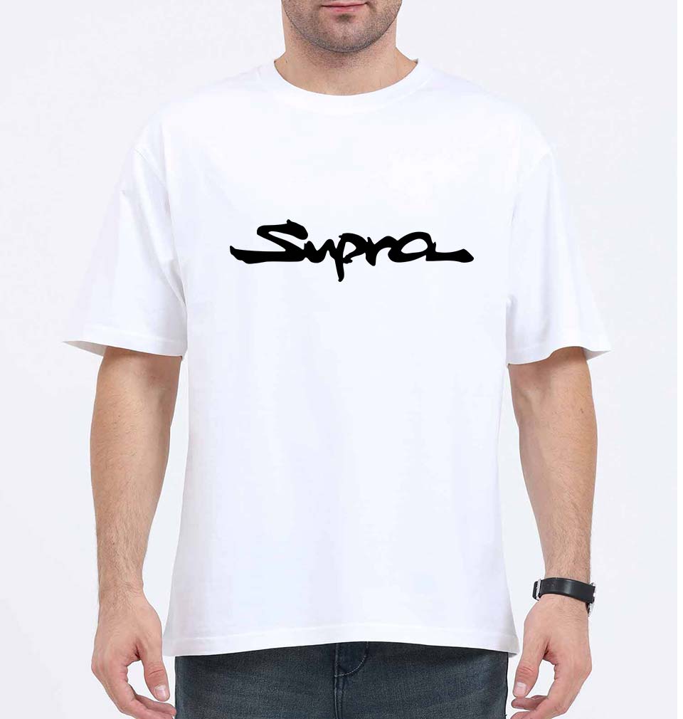 Supra Oversized T-Shirt for Men-White-Ektarfa.online