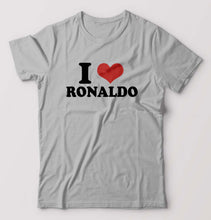 Load image into Gallery viewer, I LOVE RONALDO T-Shirt for Men-Grey Melange-Ektarfa.online
