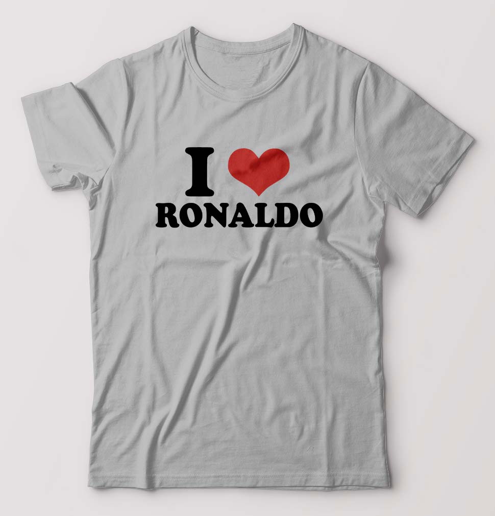 I LOVE RONALDO T-Shirt for Men-Grey Melange-Ektarfa.online