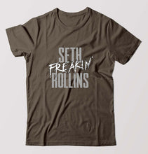 Load image into Gallery viewer, Seth Rollins T-Shirt for Men-Olive Green-Ektarfa.online
