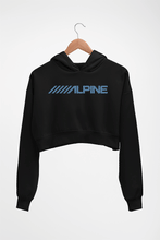 Load image into Gallery viewer, Alpine Crop HOODIE FOR WOMEN-Black-Ektarfa.online
