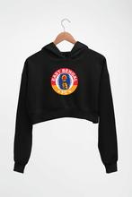 Load image into Gallery viewer, East Bengal FC Crop HOODIE FOR WOMEN-Black-Ektarfa.online
