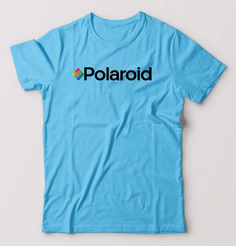 Polaroid T-Shirt for Men-Light Blue-Ektarfa.online