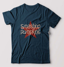 Load image into Gallery viewer, Smashing Pumpkins T-Shirt for Men-Petrol Blue-Ektarfa.online
