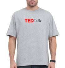 Load image into Gallery viewer, Ted Talk Oversized T-Shirt for Men-Grey-Ektarfa.online

