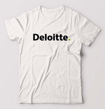 Load image into Gallery viewer, Deloitte T-Shirt for Men-White-Ektarfa.online
