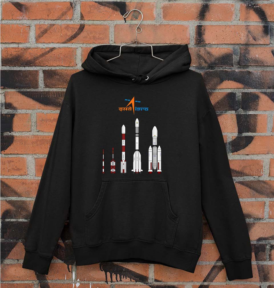 isro Unisex Hoodie for Men/Women-Black-Ektarfa.online
