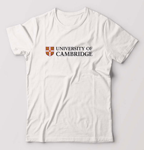 Cambridge University T-Shirt for Men-White-Ektarfa.online
