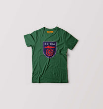 Load image into Gallery viewer, Odisha FC T-Shirt for Boy/Girl-Dark Green-Ektarfa.online
