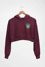 Load image into Gallery viewer, chennaiyin FC Crop HOODIE FOR WOMEN-Maroon-Ektarfa.online
