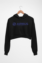 Load image into Gallery viewer, Airbus Crop HOODIE FOR WOMEN-Black-Ektarfa.online
