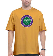 Load image into Gallery viewer, wimbledon Oversized T-Shirt for Men-Golden Yellow-Ektarfa.online
