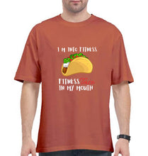 Load image into Gallery viewer, Taco Oversized T-Shirt for Men-Coral-Ektarfa.online

