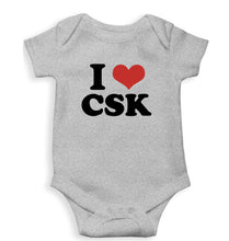 Load image into Gallery viewer, I LOVE CSK Romper For Baby Boy/Girl-Grey-Ektarfa.online

