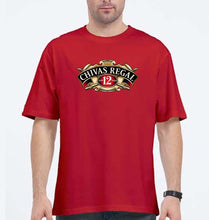 Load image into Gallery viewer, chivas rega Oversized T-Shirt for Men-Red-Ektarfa.online
