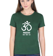 Load image into Gallery viewer, Om T-Shirt for Women-Dark Green-Ektarfa.online
