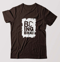 Load image into Gallery viewer, Being Bhai T-Shirt for Men-Coffee Brown-Ektarfa.online
