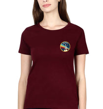 Load image into Gallery viewer, Isro T-Shirt for Women-Maroon-Ektarfa.online

