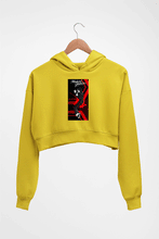 Load image into Gallery viewer, Michael Jackson Crop HOODIE FOR WOMEN-Mustard Yellow-Ektarfa.online
